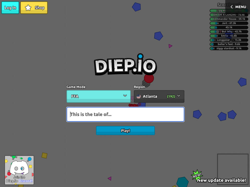 Diep.io game thumbnail